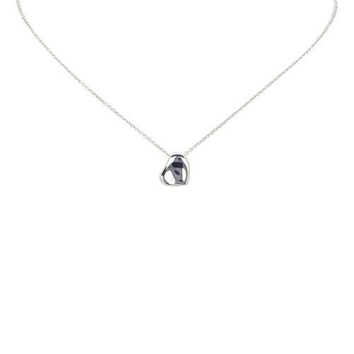 Tiffany & Co. Sterling Silver Full Heart Necklace