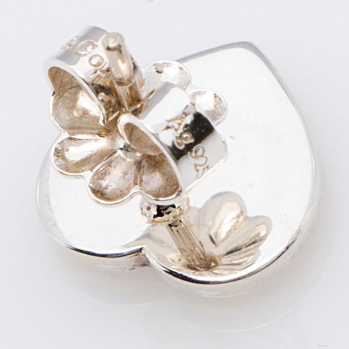 Tiffany & Co. Sterling Silver HardWear Ball 10mm Stud Earrings
