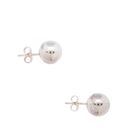 Tiffany & Co. Sterling Silver HardWear Ball 10mm Stud Earrings