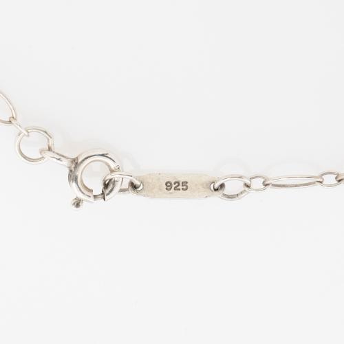 Tiffany & Co. Sterling Silver Heart Key Necklace