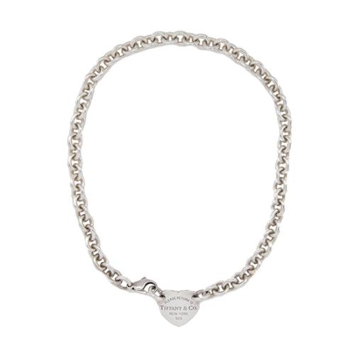Tiffany & Co. Sterling Silver Return To Tiffany Heart Tag Necklace