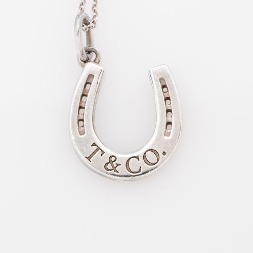 Tiffany & Co. Sterling Silver Horseshoe Charm Necklace