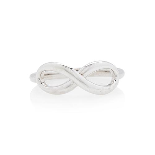 Tiffany & Co. Sterling Silver Infinity Ring - Size 8