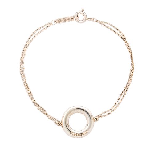 Tiffany & Co. Sterling Silver Interlocking Circles Chain Bracelet