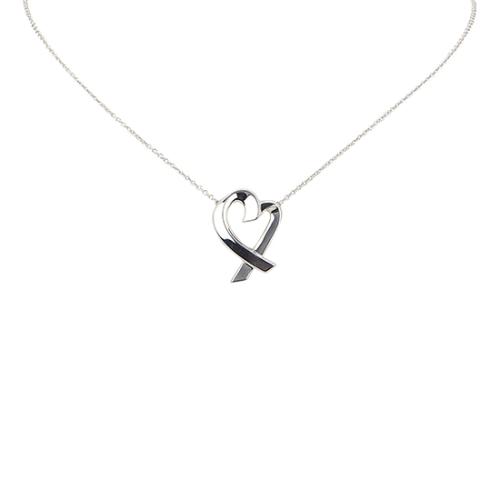 Tiffany & Co. Sterling Silver Loving Heart Necklace