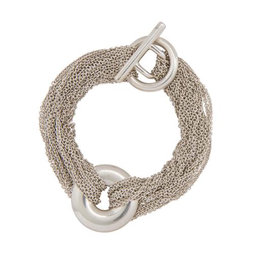 Tiffany & Co. Sterling Silver Multistrand Disc Bracelet