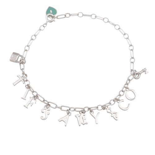 Tiffany & Co. Sterling Silver Notes Charm Bracelet