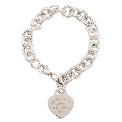 Tiffany & Co. Sterling Silver Return To Tiffany Heart Tag Bracelet