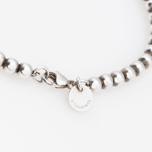 Tiffany & Co. Sterling Silver Return to Tiffany Heart Bead Bracelet