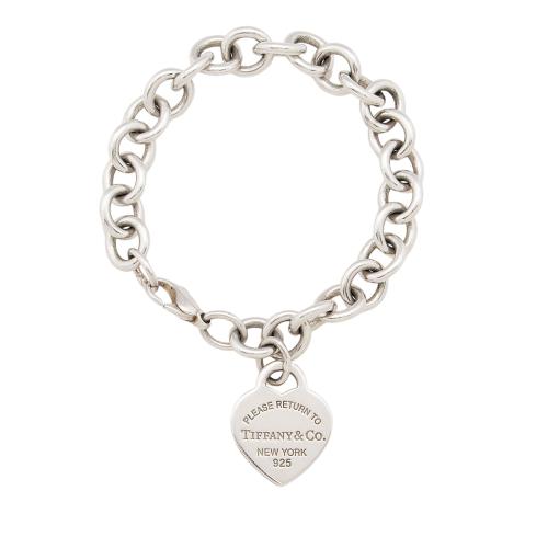 Tiffany & Co. Sterling Silver Return to Tiffany Heart Tag Bracelet