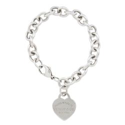 Tiffany & Co. Sterling Silver Return to Tiffany Heart Tag Bracelet