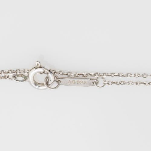 Tiffany & Co. Sterling Silver Return to Tiffany Mini Heart Lock Pendant Necklace