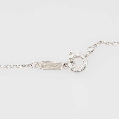 Tiffany & Co. Sterling Silver Return to Tiffany Mini Heart Lock Necklace