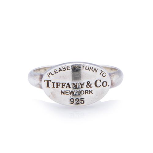 Tiffany & Co. Sterling Silver Return to Tiffany Ring - Size 8