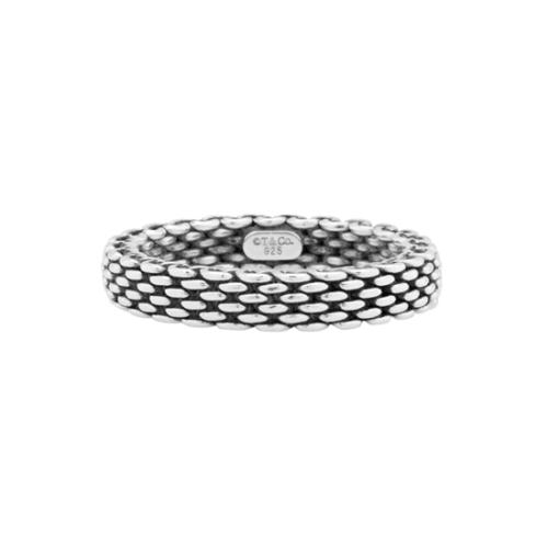 Tiffany & Co. Sterling Silver Somerset Narrow Ring - Size 7
