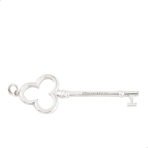 Tiffany & Co. Sterling Silver Trefoil Key Pendant