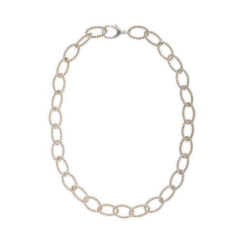 Tiffany & Co. Sterling Silver Twist Link Necklace