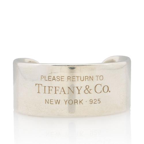 Tiffany & Co. Sterling Silver Return to Tiffany Wide Cuff Bracelet