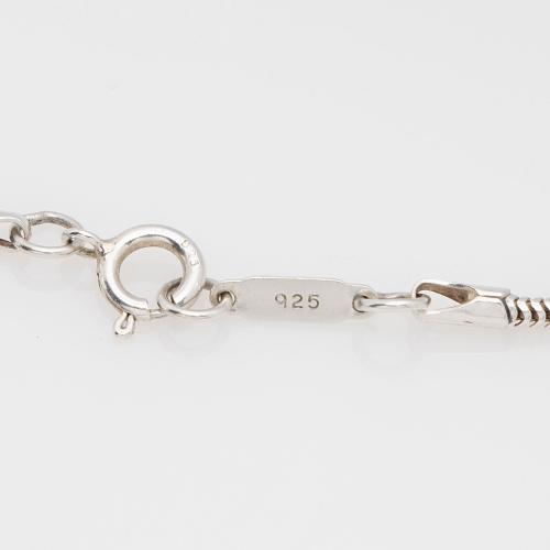 Tiffany & Co. Vintage Sterling Silver 1837 Bar Necklace