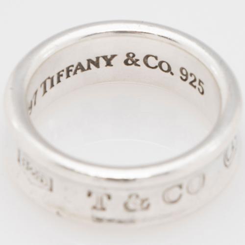 Tiffany & Co. Vintage Sterling Silver 1837 Ring - Size 6 1/2