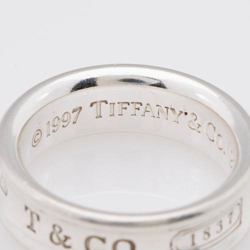 Tiffany & Co. Vintage Sterling Silver 1837 Ring - Size 8