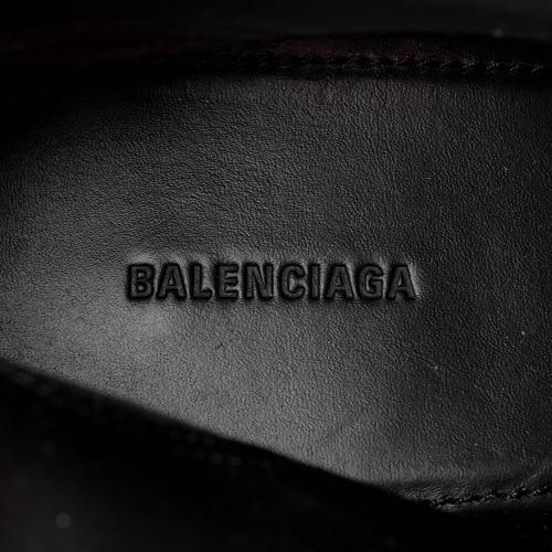 Balenciaga BB Monogram Canvas Knife Sock Boots - Size 9.5 / 39.5