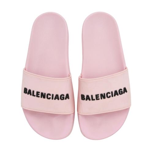 Balenciaga Rubber Logo Slides - Size 7 / 37