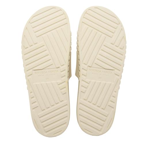 Bottega Veneta Rubber Intreccio Slider Sandals - Size 9 / 39