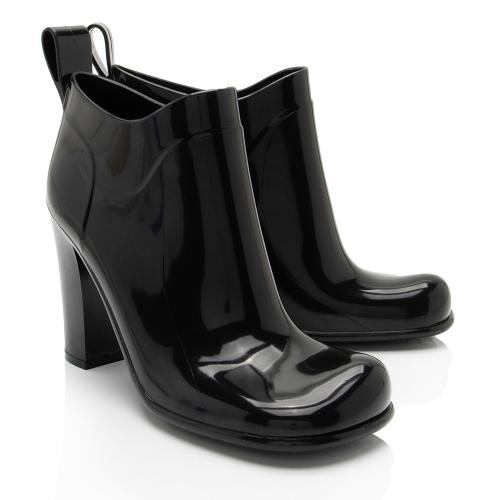 Bottega Veneta Rubber Shine Ankle Boots - Size 9 / 39