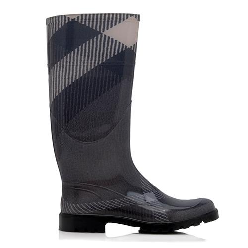 Burberry Big Scale Check Rainboots - Size 7 / 37