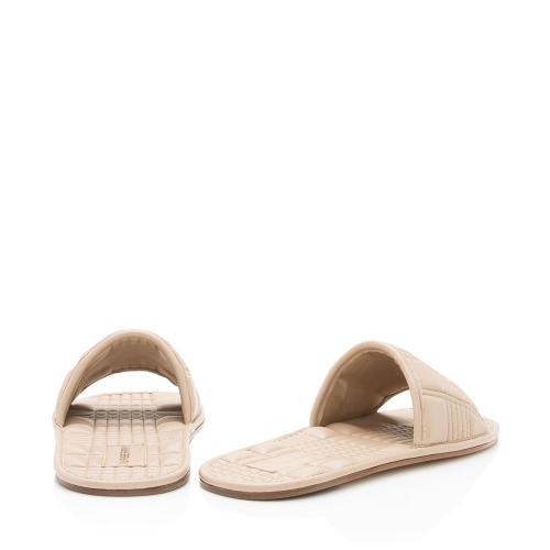 Burberry Leather Alixa Flat Sandals - Size 9 / 39
