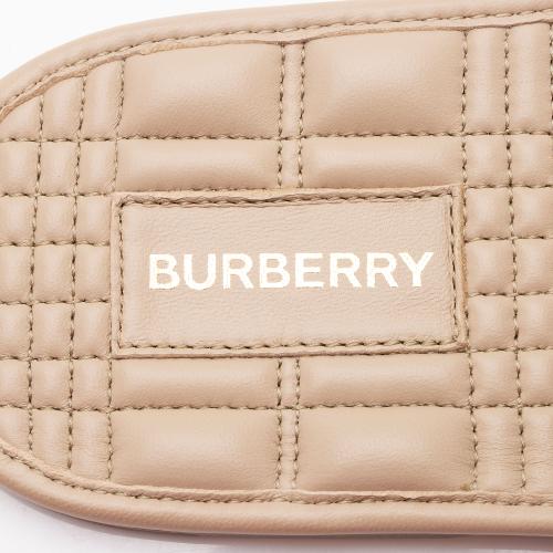 Burberry Leather Alixa Flat Sandals - Size 9 / 39