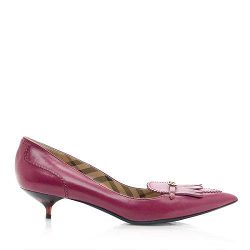 Burberry Loafer Pumps - Size 7.5 / 37.5