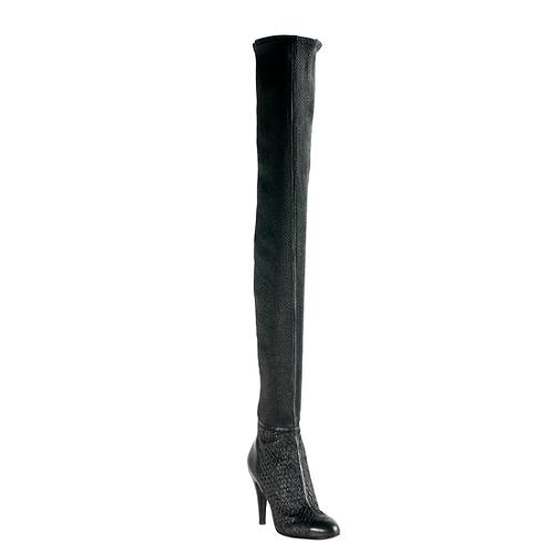 Chanel Calfskin Over-the-Knee Boots - Size 11 / 41