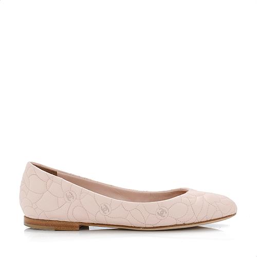 Chanel Camellia Quilted Ballet Flats - Size 6 / 36