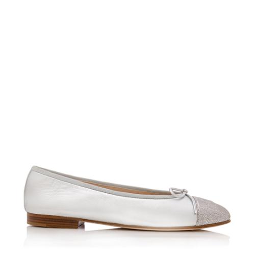 Chanel Cap Toe Ballet Flats - Size 9.5 / 39.5