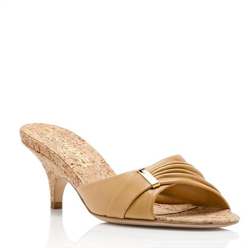 Chanel Cork Sandals - Size 6 / 36
