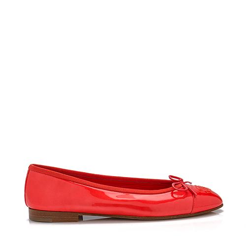 Chanel Cap Toe Ballet Flats - Size 8.5 / 38.5