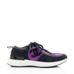 Buy Chanel Wmns Logo Suede Sneaker 'Purple' - G34360 X52117 0H662