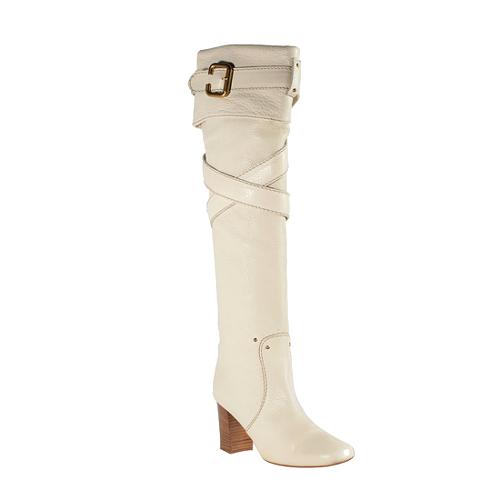 Chloe Leather Paddington Over-the-Knee Boots - Size 8 / 38