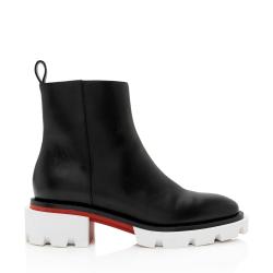 Christian Louboutin Calfskin Maxi Boots - Size 7.5 / 37.5