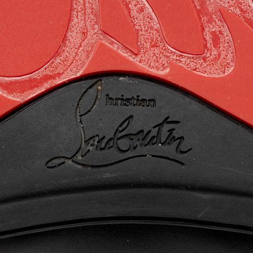 Christian Louboutin Leather Louis Junior Sneakers - Size 9.5 / 39.5