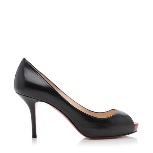 Christian Louboutin Leather Mater Claude Pumps - Size 6 / 36