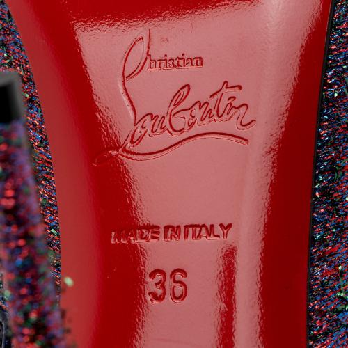 Christian Louboutin Lurex Starlight So Kate Booties - Size 6 / 36
