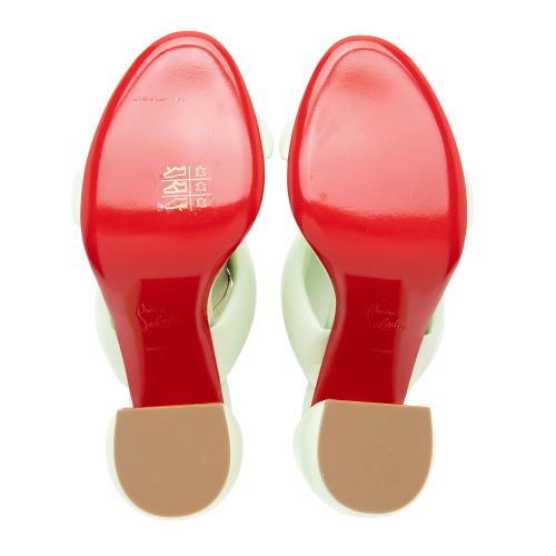 Christian Louboutin Nappa Inflama Sab 85mm Sandals - Size 7 / 37