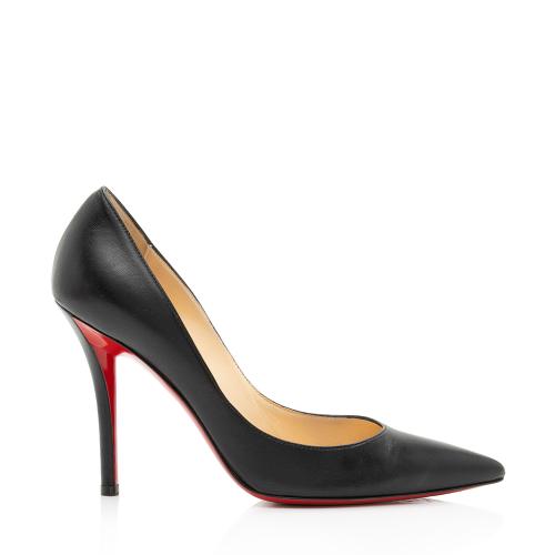 Christian Louboutin Leather Apostrophy Pumps - Size 6 / 36