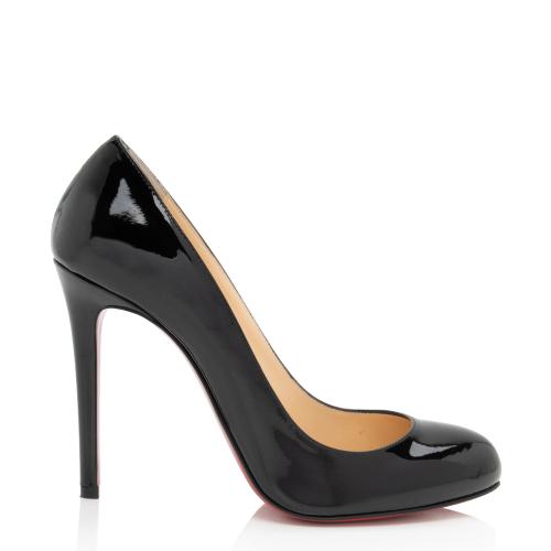 Christian Louboutin Patent Leather Fifille 100mm Pumps - Size 9.5 / 39.5
