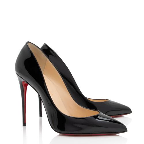Christian Louboutin Patent Leather Pigalle Follies 100 Pumps - Size 9 / 39