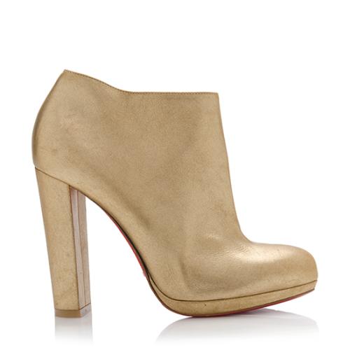 Christian Louboutin Rock and Gold Booties - Size 8.5 / 38.5