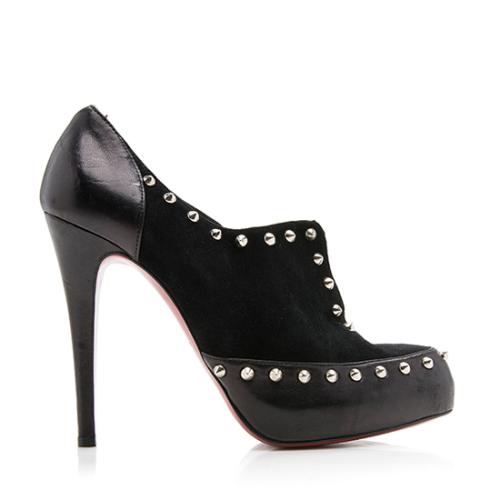 Christian Louboutin Willetta Studded Booties in Black